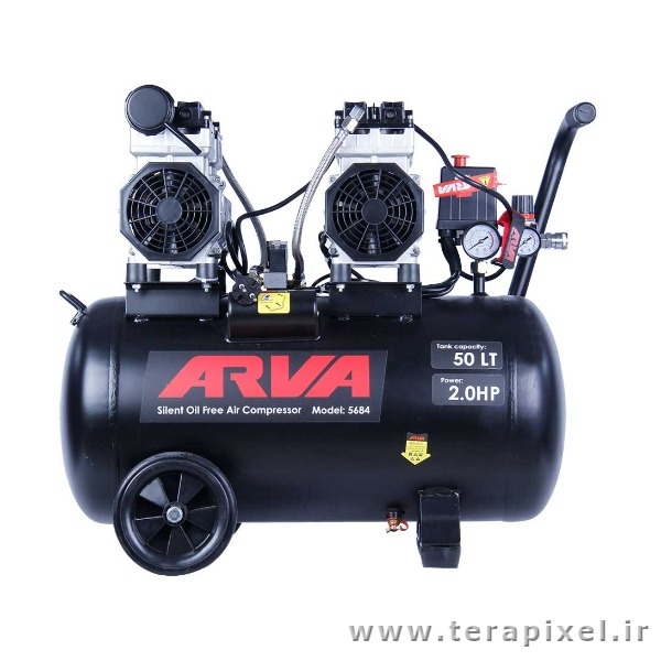 کمپرسور باد سایلنت 50 لیتری آروا مدل Arva 5684