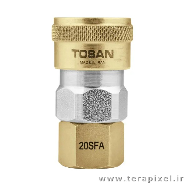 کوپلینگ مادگی 1/4 اینچ رزوه داخل توسن مدل Tosan T21-20SFA