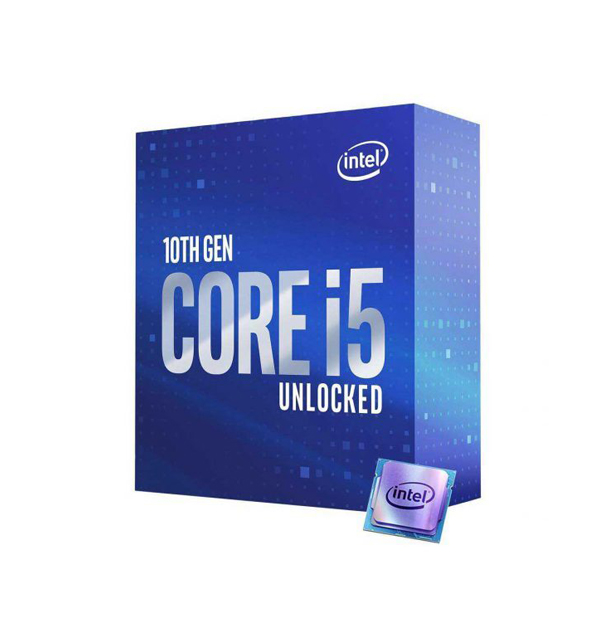 پردازنده CPU اینتل دارای باکس مدل Core i5-10600KF فرکانس 4.1 گیگاهرتز