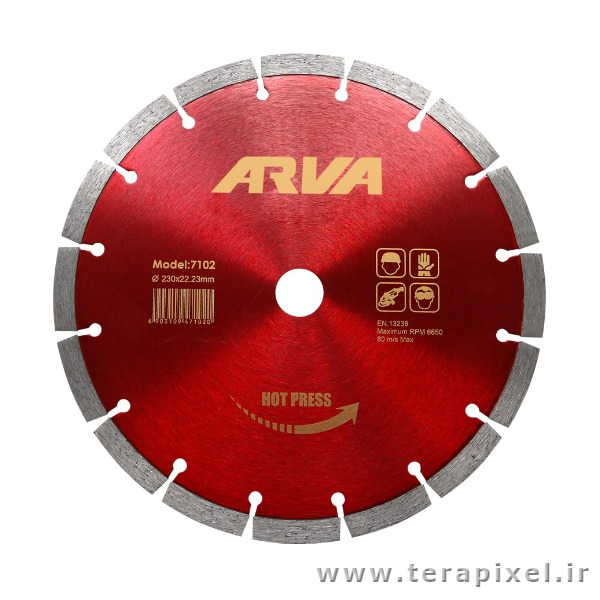 صفحه گرانیت بر 230 میلیمتری آروا مدل Arva 7102