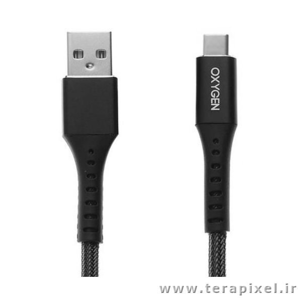 کابل شارژ USB به Type-C اکسیژن مدل Oxygen LX8 1m