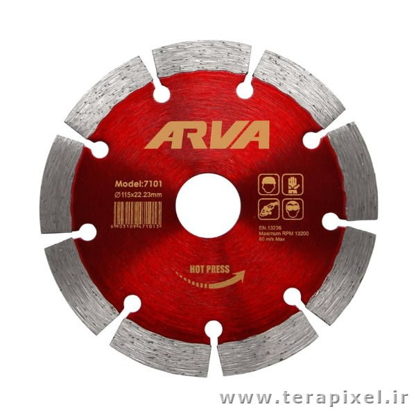 صفحه گرانیت بر 115 میلیمتری آروا مدل Arva 7101