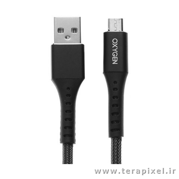 کابل شارژ USB به MicroUSB اکسیژن مدل Oxygen LX8 MicroUSB 1m