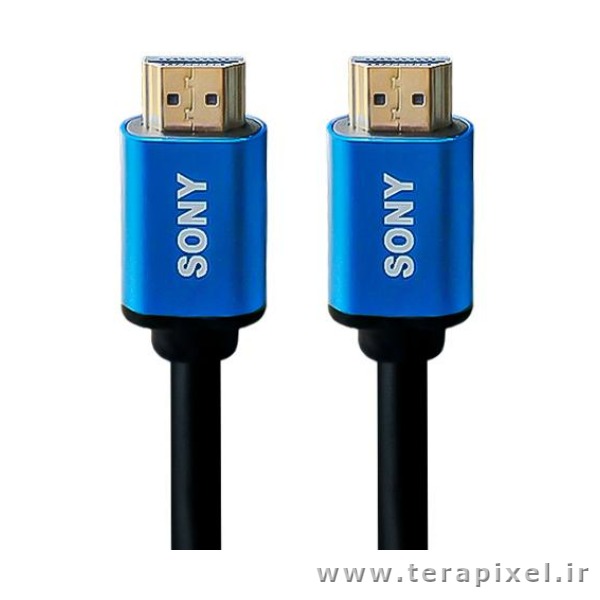 کابل HDMI سونی کانکتور فلزی مدل SONY 4K 5m Cable