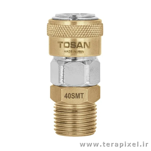 کوپلینگ اتوماتیک مادگی 1/2 اینچ رزوه بیرون توسن مدل Tosan T21-40SMT