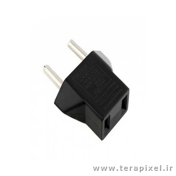 مبدل برق 110 به 220 ولت دو شاخه دو به دو مدل 110V To 220V Converter