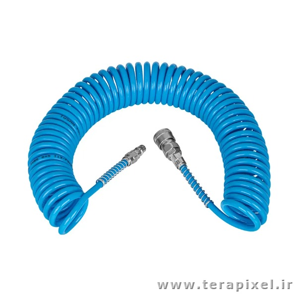 شلنگ فنری 15 متری توسن مدل Tosan T19C-P5X8-15M