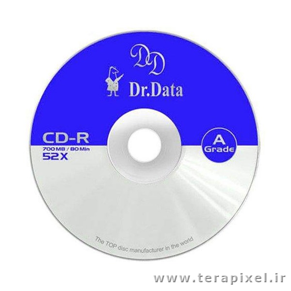 سی دی خام دکتر دیتا مدل Dr.Data CD-R بسته 50 عددی