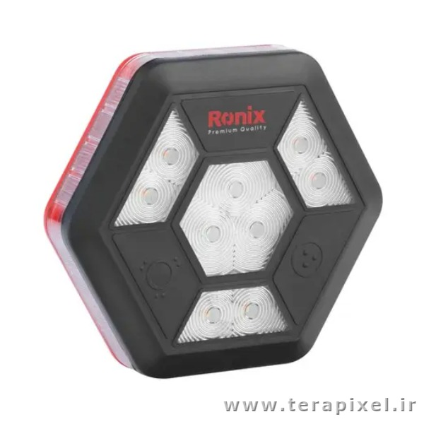 چراغ هشدار شارژی شش ضلعی مگنتی رونیکس مدل Ronix RH-4225