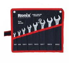 مجموعه 8 عددی آچار دو سر تخت رونیکس مدل Ronix RH-2204