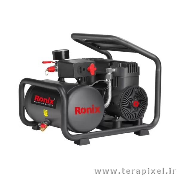 کمپرسور باد دو سیلندر سایلنت 6 لیتری رونیکس مدل Ronix RC-0613